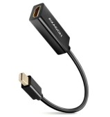 Adaptor Axagon RVDM-HI14NW, miniDisplayPort la HDMI, 4K/30HZ, 15cm (Negru)