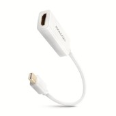 Adaptor Axagon RVDM-HI14NW, miniDisplayPort v1.2 la HDMI, 4K/30HZ, 15cm (Alb)