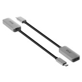 Adaptor Club3D USB Type C la DisplayPort, Gri