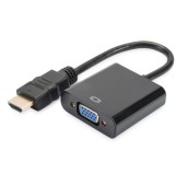 Adaptor Digitus DA-70461, HDMI - VGA/Jack 3.5mm