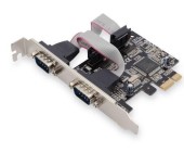 Adaptor Digitus DS-30000-1, PCIe - 2 x Serial 