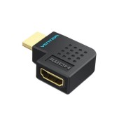 Adaptor HDMI Vention AIPB0, HDMI la 90 grade laterala, HDMI 2.0 ,4K la 60Hz (Negru)