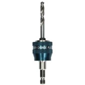 Adaptor hexagonal cu burghiu centrare Bosch PowerChange Plus, pentru carote Progressor BiMetal, 16-210mm