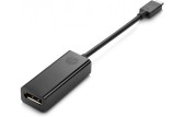 Adaptor HP 4SH08AA, USB Type-C la DisplayPort (Negru)