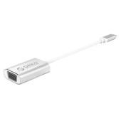 Adaptor Orico XD-102, USB Type C x VGA (Argintiu)