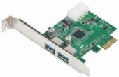 Adaptor PCI-E la 2 x USB 3.0