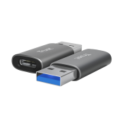 Adaptor Trust Calyx USB-A-USB-C, gri