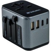 Adaptor universal Verbatim UTA-03, 6-in-1, 1xUSB-C, PD 30W, QC 3.0, 2xSB-C, 2xUSB-A