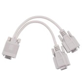 Adaptor VGA, 15 pin male x 15 pin female, Alb