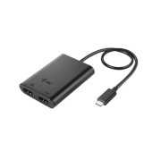 Adaptor video i-Tec C31DUAL4K60HDMI, USB-C, Dual 4K/60Hz, HDMI (Negru)