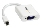 Adaptor video StarTech MDP2VGAW, VGA, Mini-DisplayPort, 1080p (Alb)