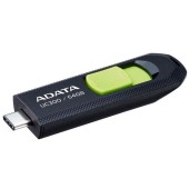 Adata Stick Memorie AData UC300, 64GB, USB-C, Black-Green