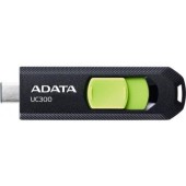 Adata Stick USB A-DATA UC300, 32GB, USB-C (Negru/Verde)