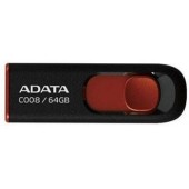 Adata USB Flash Drive ADATA Classic Series C008 64GB Black-Red