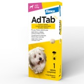 ADTAB, deparazitare externă câini, comprimate masticabile ADTAB, deparazitare externă câini, XS-S(2.5 - 5.5kg), comprimate masticabile, 112.5mg x 1buc