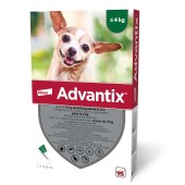 ADVANTIX, deparazitare externă câini, pipetă repelentă ADVANTIX 40, deparazitare externă câini, pipetă repelentă, XS(1.5 - 4kg), 1buc