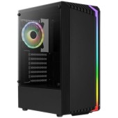 AEROCOOL Carcasa Aerocool Bionic, Mid-Tower, fara sursa, ATX, Black