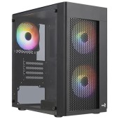 AEROCOOL Carcasa Aerocool Hexform V2 RGB, MiniTower, Negru