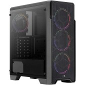 AEROCOOL Carcasa Aerocool Ore Tempered Glass, Mid-Tower, fara sursa, ATX, Black