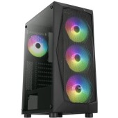 AEROCOOL PC case Falcon Acrylic USB 3.0 Mid Tower black