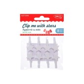 Agata-ma cu stele lemn alb - Accesorii craft Daco