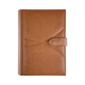 Agendă de lux Tokyo maro, 17 x 24 cm