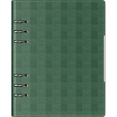 Agendă nedatată Precision Lotus Green, A5, 290 pagini, 80 g/mp, 6 inele