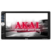 Akai Player auto multimedia 2DIN Akai CA-2DIN7135S,display touchscreen 7 inch, fara DVD, 4x25W, bluetooth, USB, SD, telecomanda