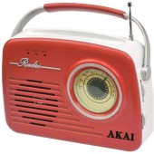 Akai Radio Akai APR-11R, USB, SD card, Rosu