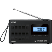 Akai Radio portabil Akai APR-600, Bluetooth, AM/FM, Negru