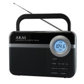 Akai Radio portabil AKAI PR006A-471U, USB/SD, Negru