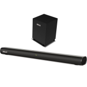 Akai Soundbar Akai 2.1, 80 W, USB, Bluetooth, Negru