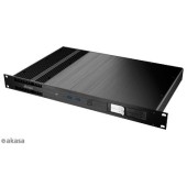 Akasa Mini ITX Carcasa Computer 1U Galileo TU, Fanless, Slim THIN