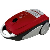 Albatros Aspirator Albatros Siena 83 Eco, cu sac, aspirare uscata, filtru Hepa, functie soft start, 3.5 l, 833 W, Rosu Negru Gri