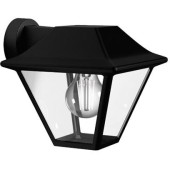 ALPENGLOW DOWN WALL LANTERN BLACK 1X60W