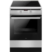 AMICA Aragaz Amica, 6118IE2.376HTaDp Xx, electric, inductie, 60 cm, 77L, Inox/Negru