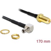 Antenna Cable SMA Jack bulkhead > TS-9 90° plug 170 mm