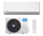 Aparat de aer conditionat Midea Breezeless E inchDesign CB1-18HRFN8-I/CB1-18HFNX-O, 18000 BTU, Clasa A++, Control Wi-fi (Alb)