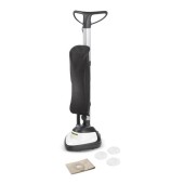 Aparat de lustruit podele Karcher FP 303, 1.056-850.0, 600 W, 1000 rot/min, 4 l, 3 paduri, Sac textil (Alb/Negru)