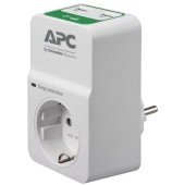 APC Apc PM1WU2-GR Priza cu protectie PM1WU2-GR | Numar iesiri 3 | 1 x Schuko | 2 x USB |230 V | 50/60 Hz | Alb