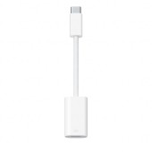 Apple Adaptor APPLE MUQX3ZM/A, USB-C - Lightning, Alb