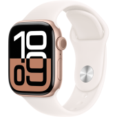 Apple Apple Watch S10 GPS 42mm Rose Gold Alu Case with Light Blush Sport Band - S/M