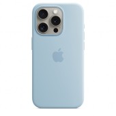 Apple Husa telefon Apple iPhone 15 Pro Silicone Case cu MagSaf, Albastru