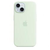 Apple Husa telefon APPLE iPhone 15 Silicone Case cu MagSafe - Verde deschis