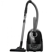 Aspirator cu sac Philips Seria 3000 XD3112/09, 900 W, 3 l, filtru anti-alergeni, perie integrata, cap TriActive, Negru