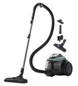 Aspirator fara sac Electrolux EL61C2OG, 700 W, 1.6 L, Filtru Hygiene 12, Perie ParkettoPro (Negru/Verde)