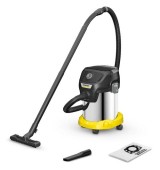 Aspirator Karcher KWD 3 S V-17/4/20/F, aspirare umeda si uscata, 1000 W, 17 l, furtun 2 m (Argintiu)