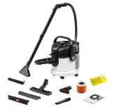 Aspirator Karcher SE 4 1.081-150.0, cu filtrare prin apa, cu sac, 4 litri, 1000 W, filtru tip cartus, aspirare umeda si uscata, 9 accesorii