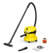 Aspirator Karcher WD 2 PLUS V-12/4/18/C, Umed/Uscat, 12 L, 1000 W (Galben/Negru)