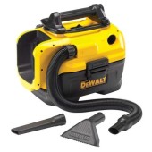 Aspirator pentru suprafete uscate si umede cu sursa de alimentare duala compatibil cu acumulator DeWalt DCV584L